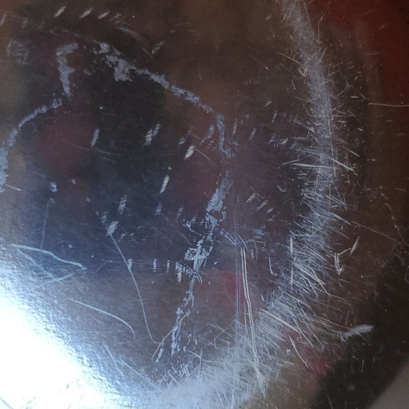 Couric 8 inch round red cardinal tray pine branch dish Vintage - Picture 4 of 5